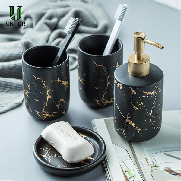 bath accessory set untior ceramic bathroom accessories marble pattern washing tools mouthwash cup soap toothbrush holder supplies
bath accessory set untior ceramic bathroom accessories marble pattern washing tools mouthwash cup soap toothbrush holder supplies