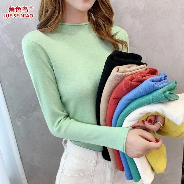 women's sweaters 2021 autumn winter women pullovers sweater knitted korean elasticity casual jumper fashion slim turtleneck female c104, White;black
women's sweaters 2021 autumn winter women pullovers sweater knitted korean elasticity casual jumper fashion slim turtleneck female c104, White;black