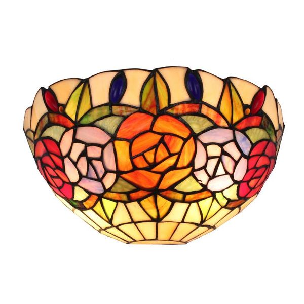 wall lamps 12 inch stained glass handcrafted rose flower floral lamp sconce light art decor decoration
wall lamps 12 inch stained glass handcrafted rose flower floral lamp sconce light art decor decoration