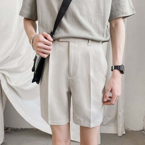 men's shorts summer suit fashion apricot black dress men social korean loose straight casual mens 28-33 4vyi, White;black
men's shorts summer suit fashion apricot black dress men social korean loose straight casual mens 28-33 4vyi, White;black
