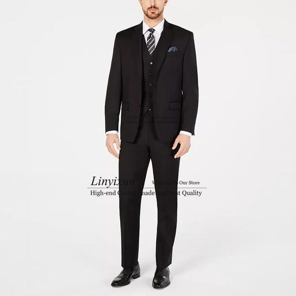 men's suits & blazers classic black men formal business blazer slim fit groom tuxedo 3 piece set office workwear jacket vest pants cost, White;black
men's suits & blazers classic black men formal business blazer slim fit groom tuxedo 3 piece set office workwear jacket vest pants cost, White;black