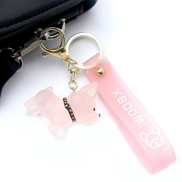 keychains 2021 cute dog rubber keychain for women bag pendant transparent colorful men car key ring accessories holder, Silver
keychains 2021 cute dog rubber keychain for women bag pendant transparent colorful men car key ring accessories holder, Silver