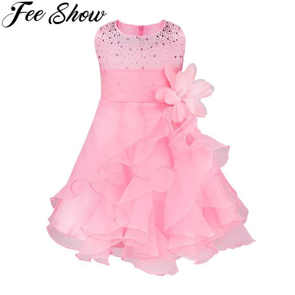 girl's dresses baby girls rhinestone princess wedding pageant party ruffle flower girl dress for birthday vestido, Red;yellow
girl's dresses baby girls rhinestone princess wedding pageant party ruffle flower girl dress for birthday vestido, Red;yellow