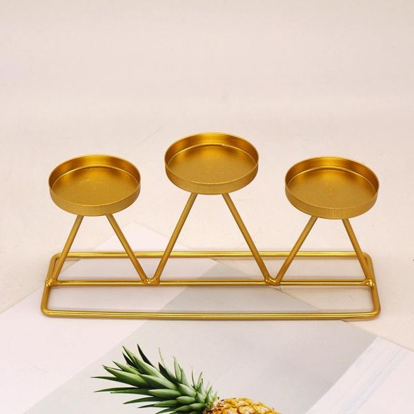 candle holders simple 3-head metal holder decoration creative nordic ornaments wedding romantic dining table
candle holders simple 3-head metal holder decoration creative nordic ornaments wedding romantic dining table