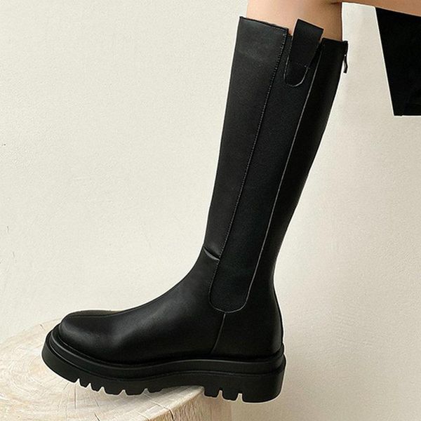 boots 2021 platform knee high autumn winter party wedding shoes woman heels est cunky women, Black
boots 2021 platform knee high autumn winter party wedding shoes woman heels est cunky women, Black