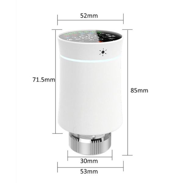 smart home control type thermostat radiator programmable valve temperature controller app adjustable
smart home control type thermostat radiator programmable valve temperature controller app adjustable