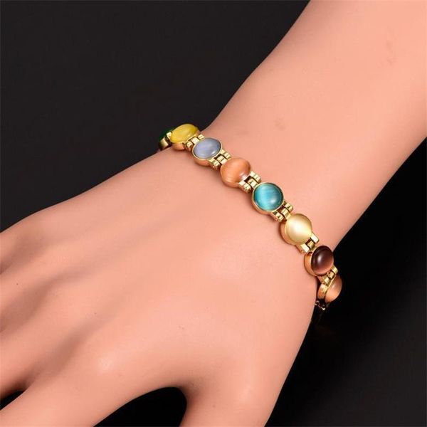 charm bracelets women's bracelet with colorful crystal stone decor alloy wrist chain lucky jewelry gift for girls ladies lb, Golden;silver
charm bracelets women's bracelet with colorful crystal stone decor alloy wrist chain lucky jewelry gift for girls ladies lb, Golden;silver
