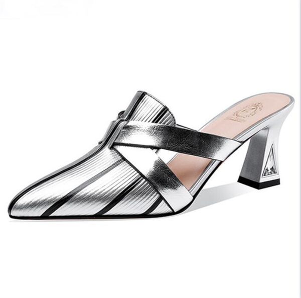 dress shoes 2021 arrive party women pumps genuine leather pointed toe summer high heels mules ladies, Black
dress shoes 2021 arrive party women pumps genuine leather pointed toe summer high heels mules ladies, Black
