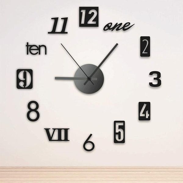 acrylic digital wall clock roman numerals design round diy self adhesive living room clocks stickers home decor
acrylic digital wall clock roman numerals design round diy self adhesive living room clocks stickers home decor