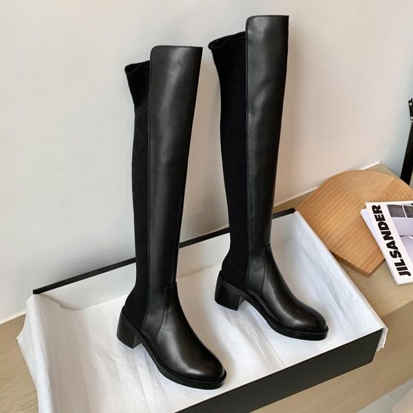 boots women's high over the knee designer basic style woman slip on winter shoes women stretch botines botas mujer, Black
boots women's high over the knee designer basic style woman slip on winter shoes women stretch botines botas mujer, Black