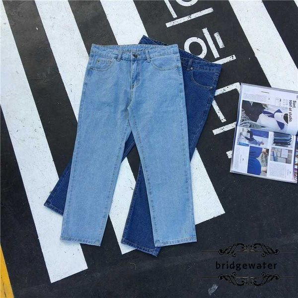 bridgewater retro loose jeans men's all-match solid color simple wide-leg light-color casual fashion cropped pants x0621, Blue
bridgewater retro loose jeans men's all-match solid color simple wide-leg light-color casual fashion cropped pants x0621, Blue