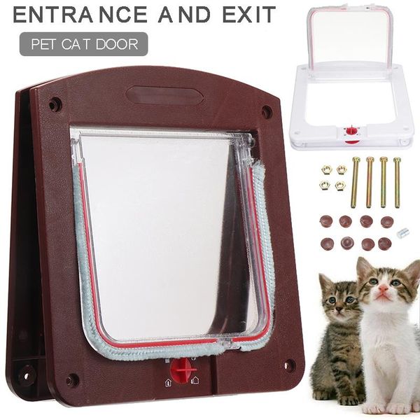 cat carriers,crates & houses 1pc 4 way pet door locking small large dog flap magnetic security gate frame for supplies 24.4*20.3*3cm
cat carriers,crates & houses 1pc 4 way pet door locking small large dog flap magnetic security gate frame for supplies 24.4*20.3*3cm