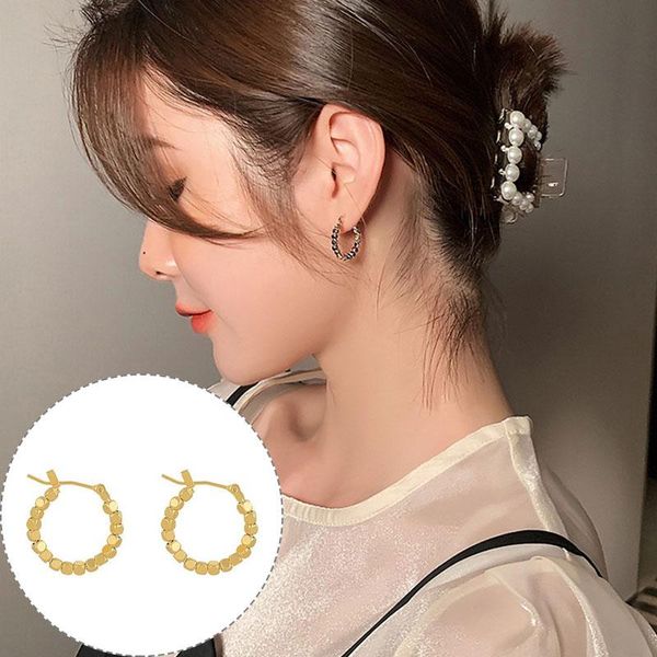 hoop & huggie simplicity earring geometry circle earrings metal temperament ear studs jewelry fashion korea style, Golden;silver
hoop & huggie simplicity earring geometry circle earrings metal temperament ear studs jewelry fashion korea style, Golden;silver