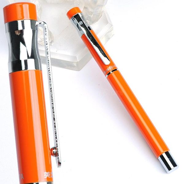 fountain pens hero metal orange pen fine nib silver trim 360 degree inking pensoffice school writing gift accessory
fountain pens hero metal orange pen fine nib silver trim 360 degree inking pensoffice school writing gift accessory