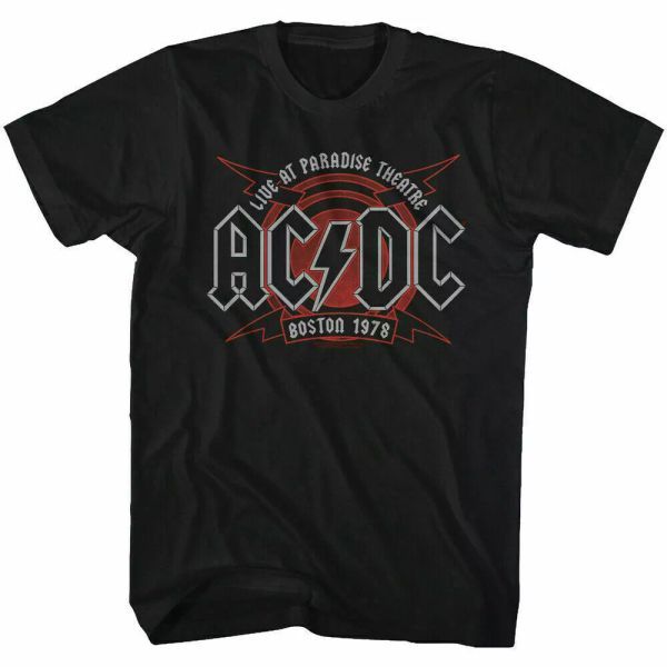 ACDC Boston 1978 T Shirt Mens Licensed Rock N Roll Music Classic Tee Retro Black, White;black
ACDC Boston 1978 T Shirt Mens Licensed Rock N Roll Music Classic Tee Retro Black, White;black