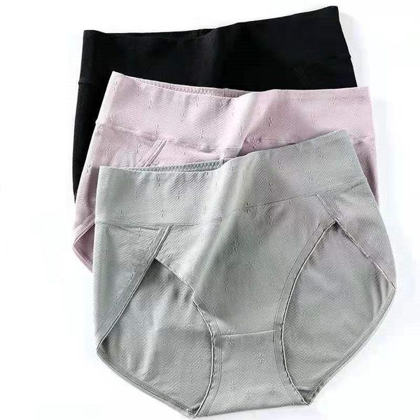 women's panties high-waist warm women ladies plus size cotton underwear solid color seamless lingerie briefs, Black;pink
women's panties high-waist warm women ladies plus size cotton underwear solid color seamless lingerie briefs, Black;pink
