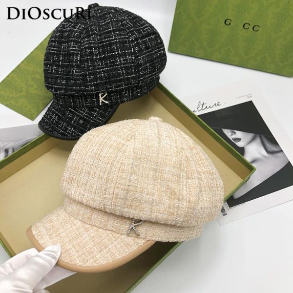 stingy brim hats 2021 winter french elegant women's octagonal hat fashion letters outdoor leisure high-quality art female painter, Blue;gray
stingy brim hats 2021 winter french elegant women's octagonal hat fashion letters outdoor leisure high-quality art female painter, Blue;gray