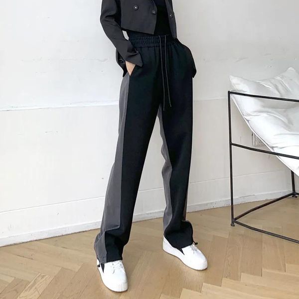 women's pants & capris cgc 2021 fashion woman straight high waist sweatpants wide leg harajuku oversize suit female trousers streetwear, Black;white
women's pants & capris cgc 2021 fashion woman straight high waist sweatpants wide leg harajuku oversize suit female trousers streetwear, Black;white