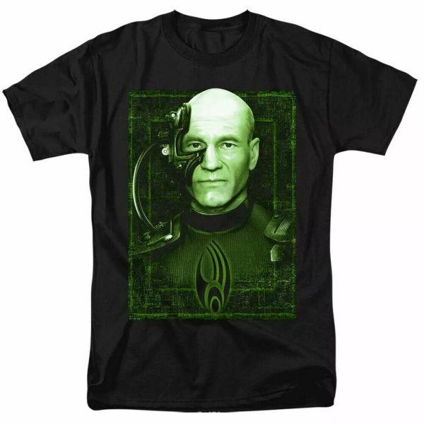 star trek locutus of borg t shirt licensed sci-fi tv classic tee new black, White;black
star trek locutus of borg t shirt licensed sci-fi tv classic tee new black, White;black