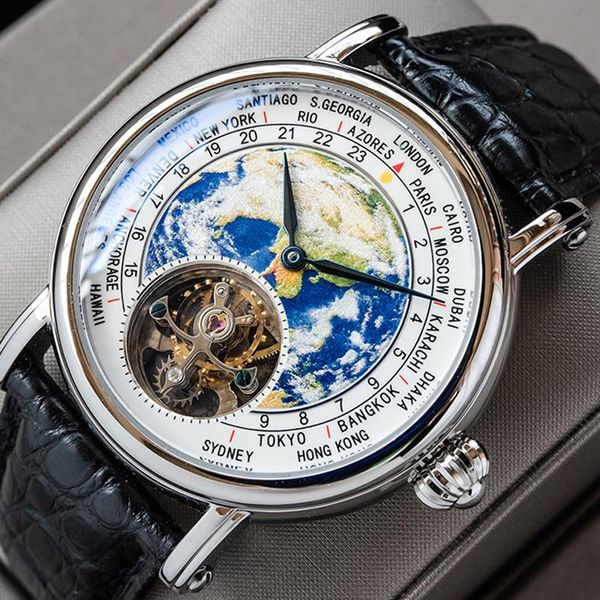 wristwatches sugess earth art enamel dial seagull st8000 movement genuine tourbillon watch luxury business watches mens father day gift, Slivery;brown
wristwatches sugess earth art enamel dial seagull st8000 movement genuine tourbillon watch luxury business watches mens father day gift, Slivery;brown