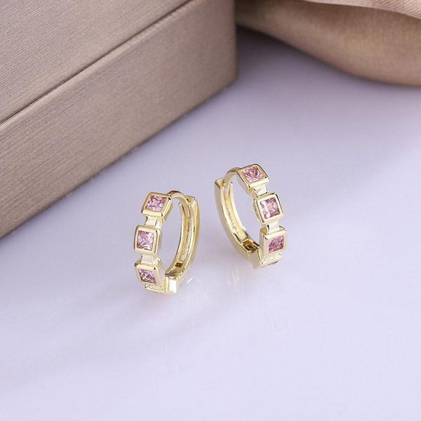 hoop & huggie geometry women' earrings with crystal small ear accessories gold color piercing pink jewelry korean fashion gift kbe134, Golden;silver
hoop & huggie geometry women' earrings with crystal small ear accessories gold color piercing pink jewelry korean fashion gift kbe134, Golden;silver