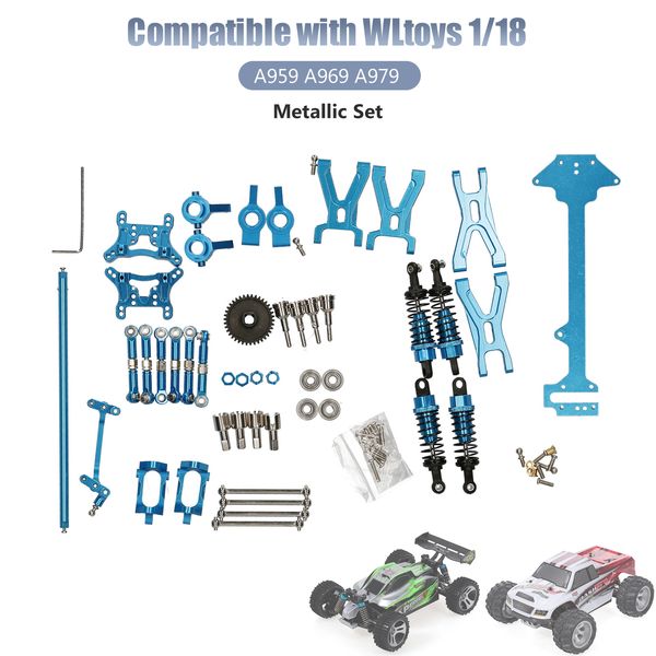 for wltoys 1/18 a959 a969 a979 metal radio tray spring shock absorber main transmission gear swing arm pulling rod kit
for wltoys 1/18 a959 a969 a979 metal radio tray spring shock absorber main transmission gear swing arm pulling rod kit