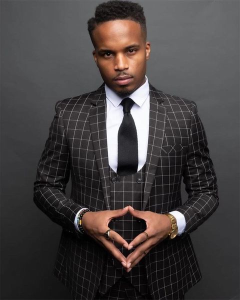 men's suits & blazers dark grey men blazer 3 piece groom tuxedos for wedding formal prom suit (jacket+pants+vest) chic streetwear doubl, White;black
men's suits & blazers dark grey men blazer 3 piece groom tuxedos for wedding formal prom suit (jacket+pants+vest) chic streetwear doubl, White;black