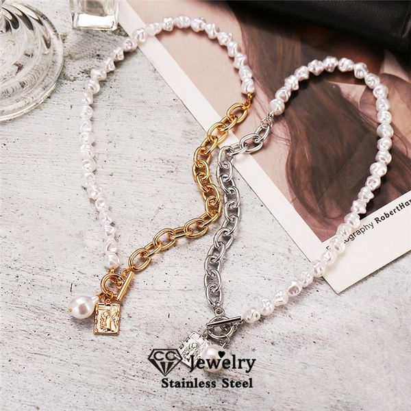 chains thick chain women accessory baroque style necklace pearl choker gold silver color torque personalized colar party gift yh550
chains thick chain women accessory baroque style necklace pearl choker gold silver color torque personalized colar party gift yh550