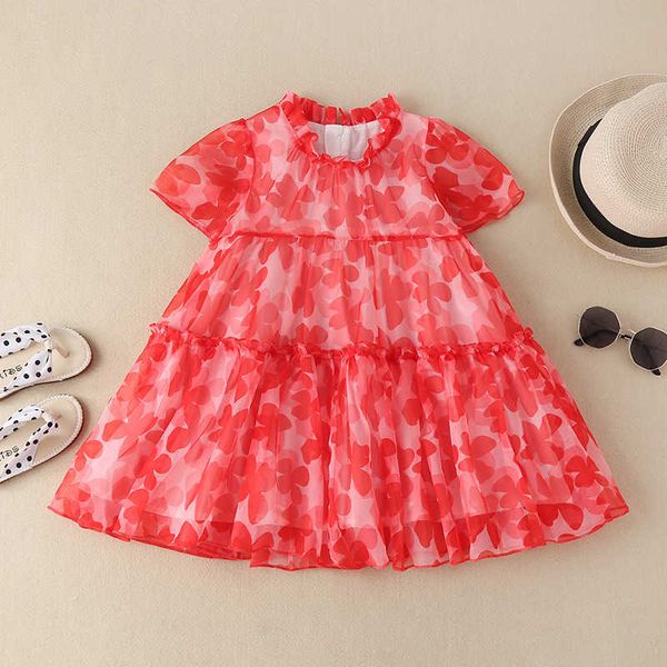 new girls' fashion chinese red dress children's foreign pure color summer princess skirt fashionable floral children's wear, Blue
new girls' fashion chinese red dress children's foreign pure color summer princess skirt fashionable floral children's wear, Blue