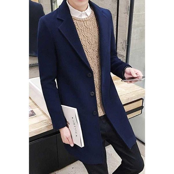 men's dress shirts slim lapel tweed coat medium and long wool woolen windbreaker autumn winter, White;black
men's dress shirts slim lapel tweed coat medium and long wool woolen windbreaker autumn winter, White;black
