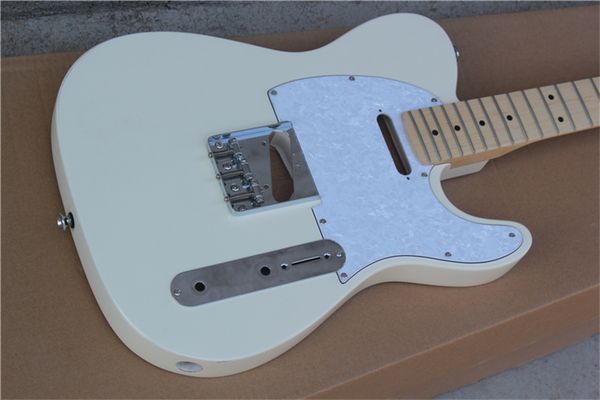 tele electric guitar white color basswood guitar body maple fingerboard silver hardware high quality
tele electric guitar white color basswood guitar body maple fingerboard silver hardware high quality