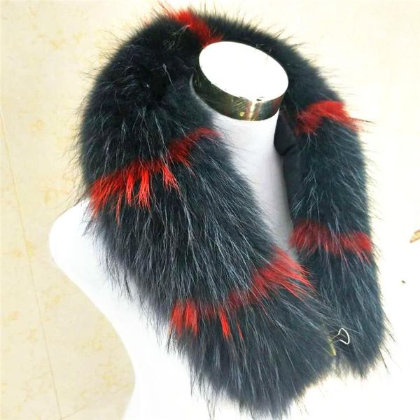 scarves qearlstar 100% real natural raccoon fur collars luxury 75cm*17cm winter fashion coat collar scarf black with red strips zxx223, Blue;gray
scarves qearlstar 100% real natural raccoon fur collars luxury 75cm*17cm winter fashion coat collar scarf black with red strips zxx223, Blue;gray