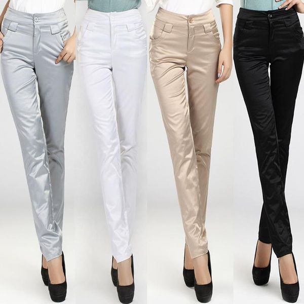 women's pants & capris women trousers work wear casual spring gray thin light slim small straight female, Black;white
women's pants & capris women trousers work wear casual spring gray thin light slim small straight female, Black;white