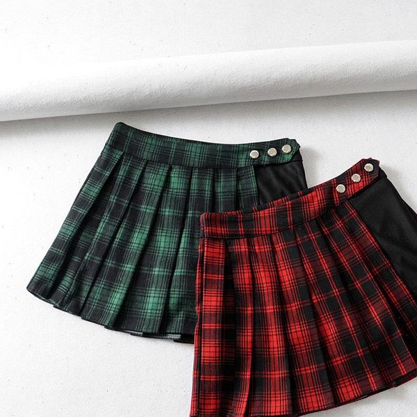 women skirts punk red and green shorts womens pleated high waist skirt short fashion sweet sexy, Black
women skirts punk red and green shorts womens pleated high waist skirt short fashion sweet sexy, Black
