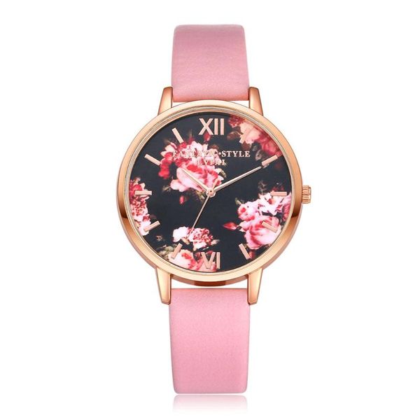 wristwatches fashion luxury wrist watch for women stylish embossed flower printed belt dial watches female student quartz clock, Slivery;brown
wristwatches fashion luxury wrist watch for women stylish embossed flower printed belt dial watches female student quartz clock, Slivery;brown