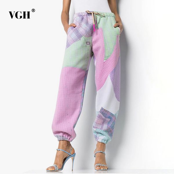 vgh harem pants for women mid waist lace up print hit color loose pockets casual pant female autumn new clothing tide 210319, Black;white
vgh harem pants for women mid waist lace up print hit color loose pockets casual pant female autumn new clothing tide 210319, Black;white