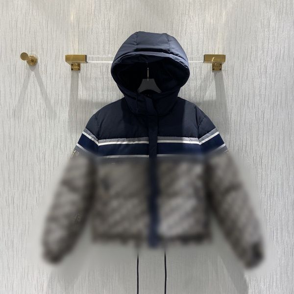 down jacket d family product in autumn and winter 21 letter embroidery jacquard hem drawstring two sides wear striped short, Black
down jacket d family product in autumn and winter 21 letter embroidery jacquard hem drawstring two sides wear striped short, Black