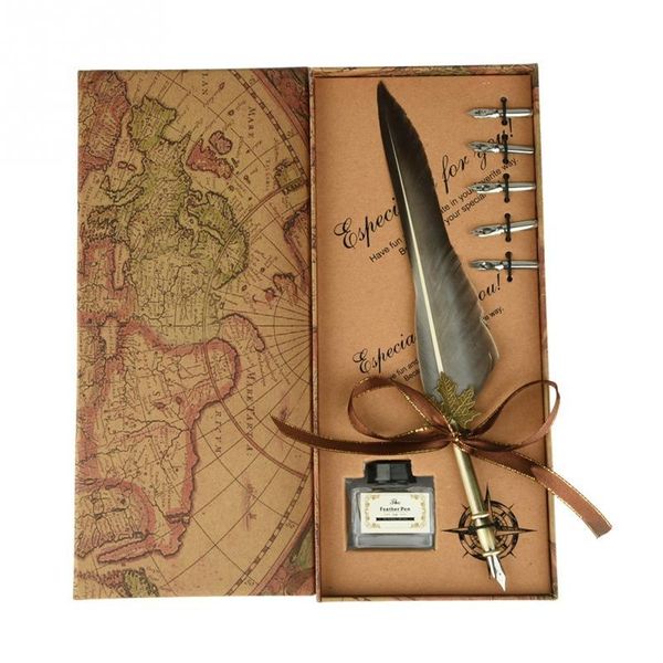 fountain pens european retro feather dip pen quill alloy nibs calligraphy writing for friend xmas year kids gifts
fountain pens european retro feather dip pen quill alloy nibs calligraphy writing for friend xmas year kids gifts