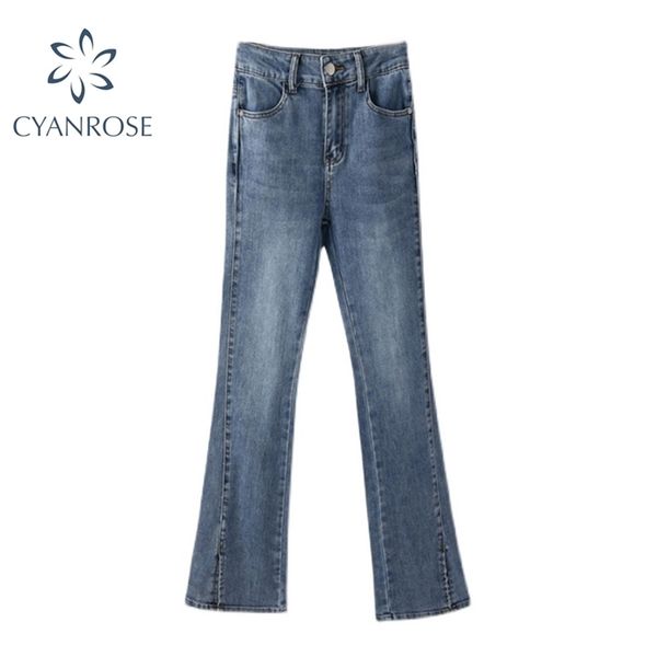 blue flare pants women hem split design y2k retro elegant korean stylish jeans trousers female high waist slim ol casual clothes 210515
blue flare pants women hem split design y2k retro elegant korean stylish jeans trousers female high waist slim ol casual clothes 210515