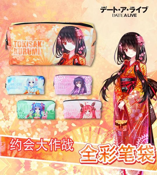date a live tokisaki kurumi itsuka kotori tohka yatogami cosplay pen pencil case student school stationery box storage bag gift cosmetic bag
date a live tokisaki kurumi itsuka kotori tohka yatogami cosplay pen pencil case student school stationery box storage bag gift cosmetic bag