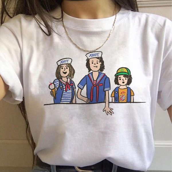 stranger things season 3 and men t shirt womens harajuku eleven upside down ullzang 90s funny print graphic tee, White;black
stranger things season 3 and men t shirt womens harajuku eleven upside down ullzang 90s funny print graphic tee, White;black