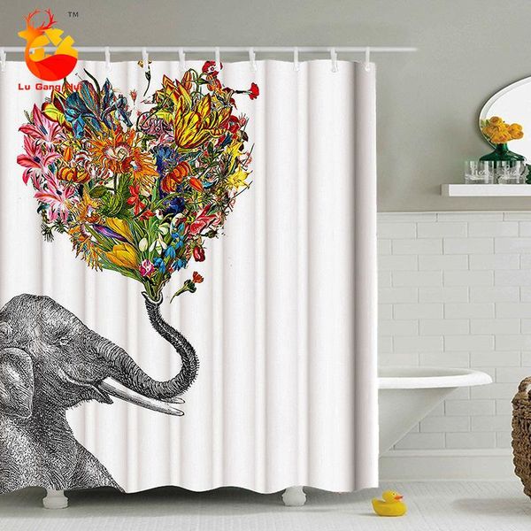 cross-border diy shower curtain 3 d digital printing elephant waterproof polyester personalized custom curtains
cross-border diy shower curtain 3 d digital printing elephant waterproof polyester personalized custom curtains