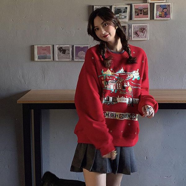 autumn loose korean high street red blue green harajuku hoodies women girls korea christmas fashion hooded japan sweatshirts women's &, Black
autumn loose korean high street red blue green harajuku hoodies women girls korea christmas fashion hooded japan sweatshirts women's &, Black