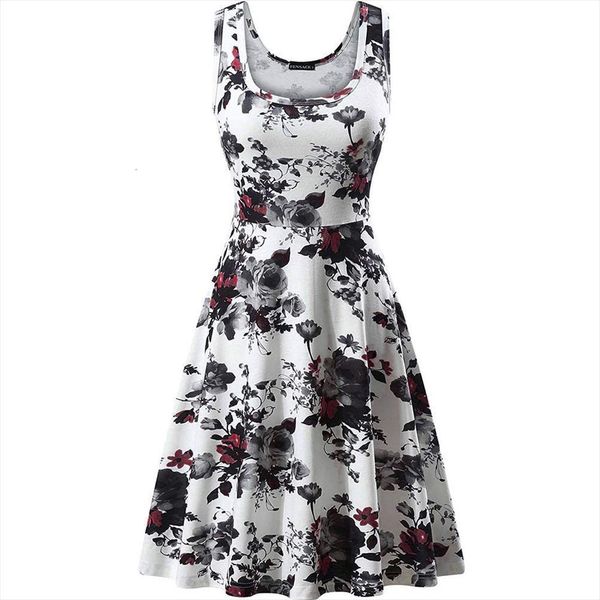 summer casual print womens dress square collar floral vest sleeveless beach mini boho pleated elegant robe femme t1g, Black;gray
summer casual print womens dress square collar floral vest sleeveless beach mini boho pleated elegant robe femme t1g, Black;gray