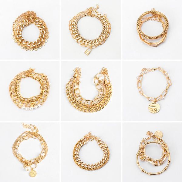 link, chain fashion multilayer beads pearl bracelets for women gold beaded set female bracelet bangle 2021 trend jewelry, Black
link, chain fashion multilayer beads pearl bracelets for women gold beaded set female bracelet bangle 2021 trend jewelry, Black