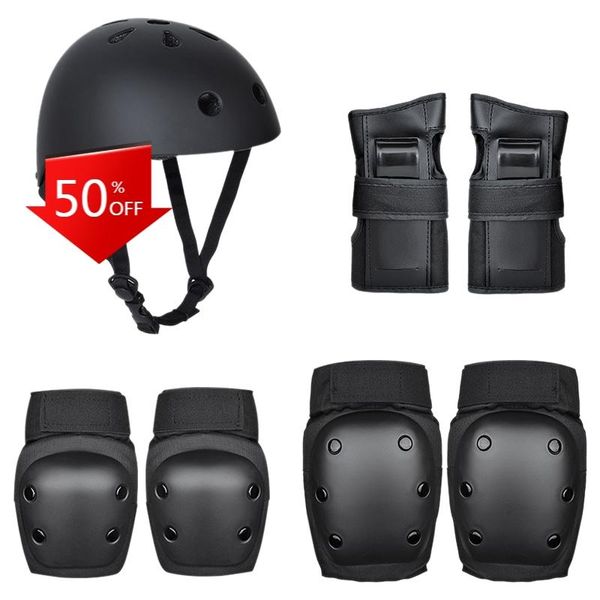 elbow & knee pads kids bike helmet sport protective gear set wrist for roller skating skateboard scooter cycling, Black;gray
elbow & knee pads kids bike helmet sport protective gear set wrist for roller skating skateboard scooter cycling, Black;gray