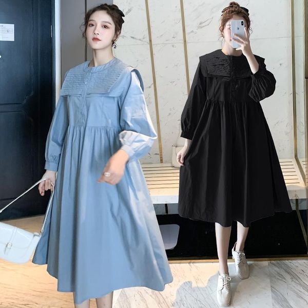 maternity dresses 7996# dress long sleeves midi plain color plus size pregnancy loose large pregnant woman mom, White
maternity dresses 7996# dress long sleeves midi plain color plus size pregnancy loose large pregnant woman mom, White