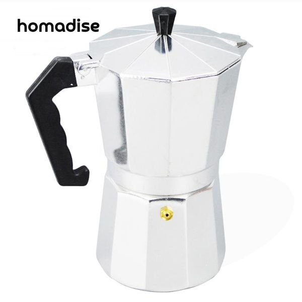 coffee pots homadise aluminum moka pot bialetti style espresso maker for gas stove cookern barista 3-12 cups
coffee pots homadise aluminum moka pot bialetti style espresso maker for gas stove cookern barista 3-12 cups
