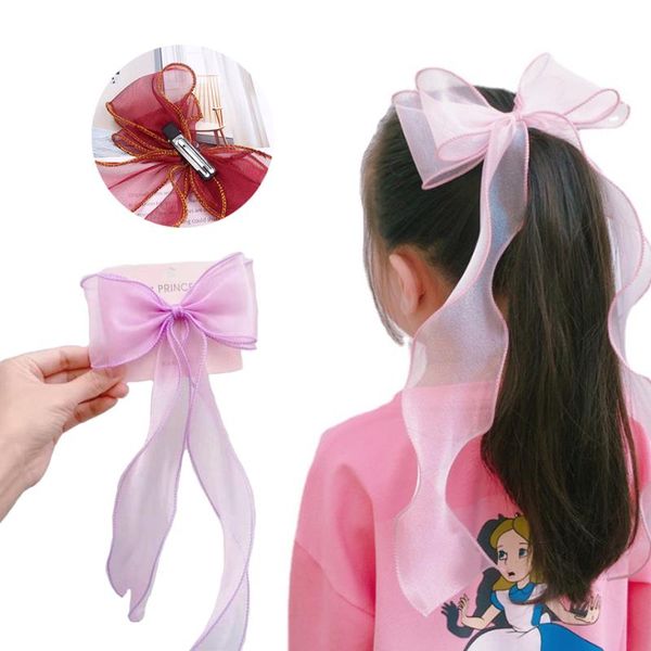 children cute streamer chiffon bow oranment hair clips hairband baby barrettes girls hairpins kids accessories, Slivery;white
children cute streamer chiffon bow oranment hair clips hairband baby barrettes girls hairpins kids accessories, Slivery;white