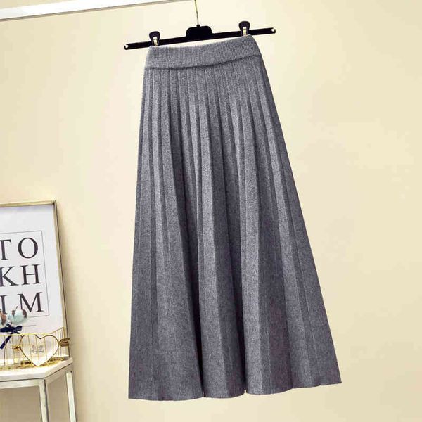 woman chic skirts autumn winter high waist mid-length a-line big swing college style versatile knit bust pleated skirt, Black
woman chic skirts autumn winter high waist mid-length a-line big swing college style versatile knit bust pleated skirt, Black